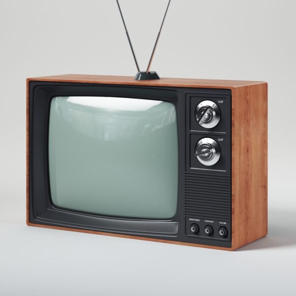 Retro 80's Television Set