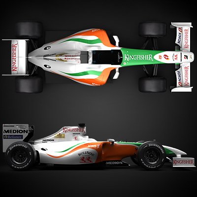1221 2009 F1 Force India VJM02