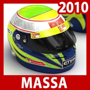 2010 F1 Felipe Massa Helmet