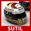 1518 Adrian Sutil and Giancarlo Fisichella F1 Helmets
