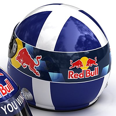1545 David Coulthard F1 Helmet