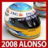 Fernando Alonso 2008 F1 Helmet
