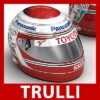 1652 Jarno Trulli and Timo Glock F1 Helmets