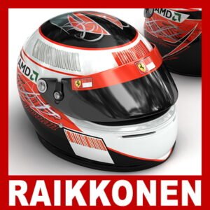 Kimi Raikkonen F1 Helmet