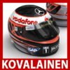 1710 Lewis Hamilton and Heikki Kovalainen F1 Helmets