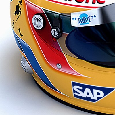 1713 Lewis Hamilton and Heikki Kovalainen F1 Helmets