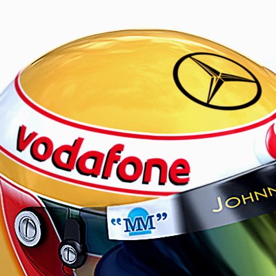1727 Lewis Hamilton F1 Helmet