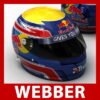 Mark Webber F1 Helmet