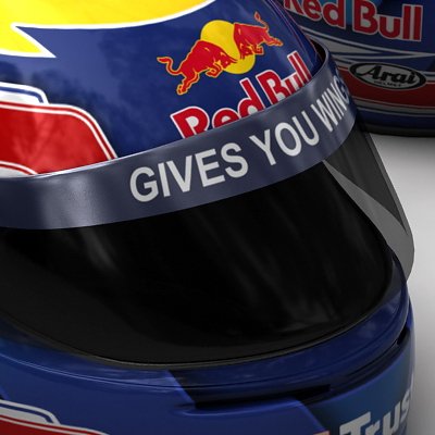 1736 Mark Webber F1 Helmet