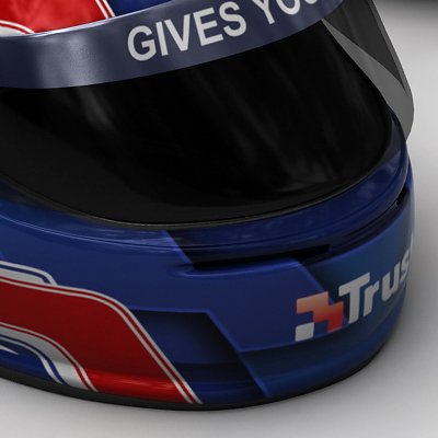 1739 Mark Webber F1 Helmet