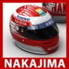 1769 Nico Rosberg and Kazuki Nakajima F1 Helmets