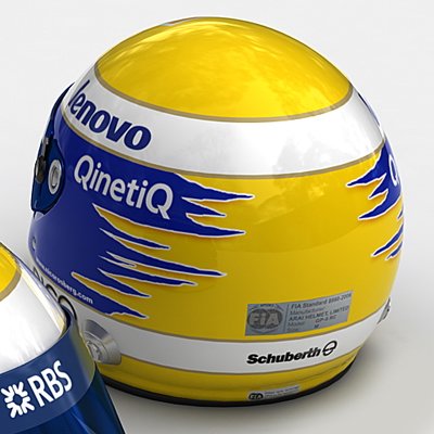 1770 Nico Rosberg and Kazuki Nakajima F1 Helmets