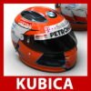 1794 Robert Kubica and Nick Heidfeld F1 Helmets