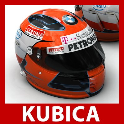 Robert Kubica F1 Helmet