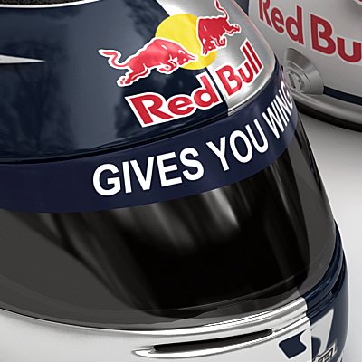 1865 Sebastian Vettel F1 Helmet