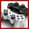 204 PS2 Controller Dualshock 2 Black and Silver Edition