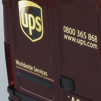 676 UPS Delivery Van