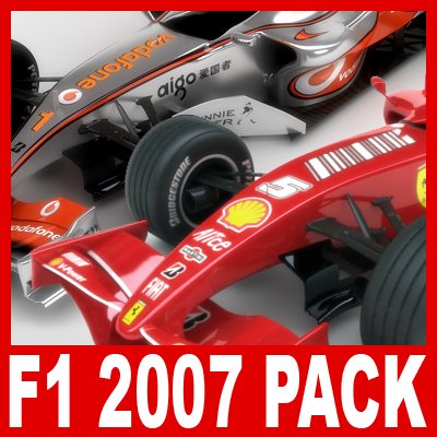 715 2007 F1 McLaren and Ferrari Pack