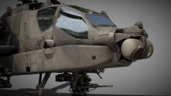 AH 64D Apache No Cockpit 03