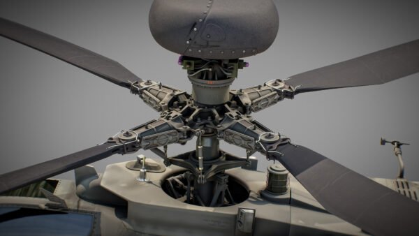 AH 64D Apache No Cockpit 23