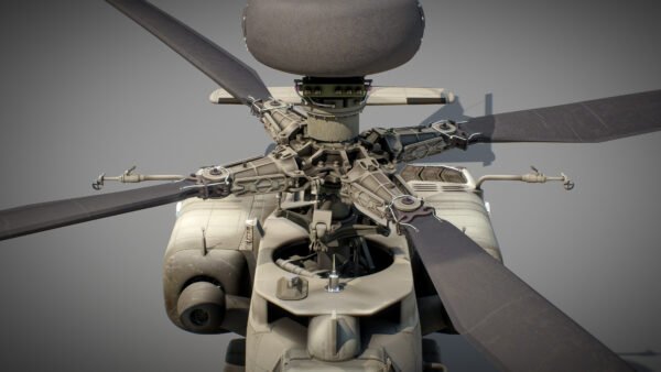 AH 64D Apache No Cockpit 25