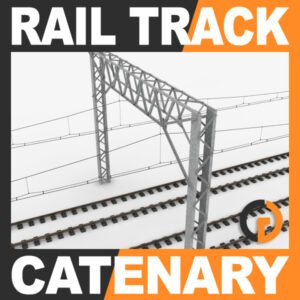 RailwayTrackCatenary th001
