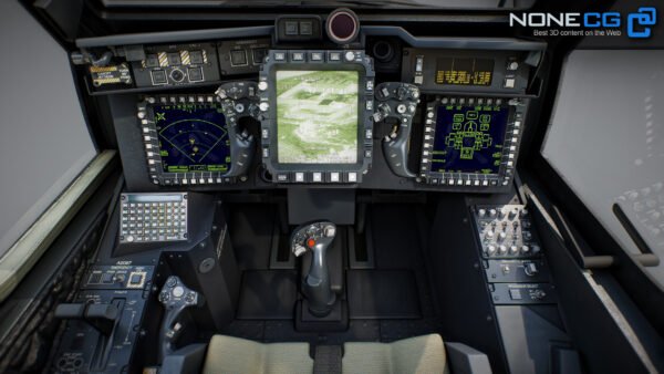 AH 64D Apache Cockpit 08