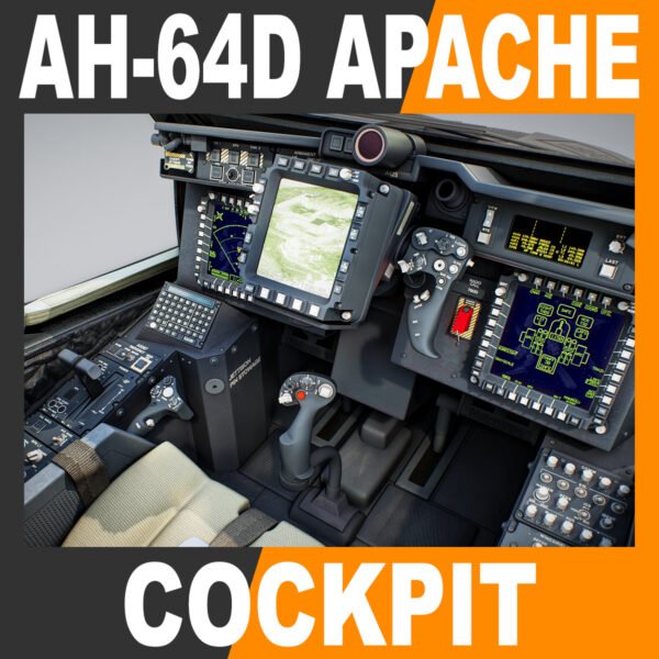 AH 64D Apache Cockpit TS 00